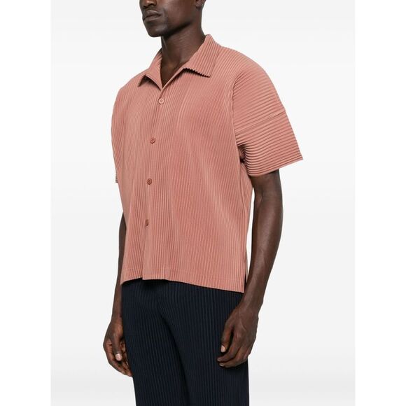 Homme Plisse' Issey Miyake Men Pleated Polo Shirt - Picture 2 of 5
